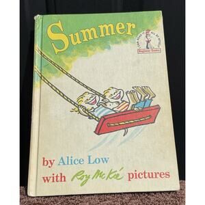 Summer by Alice Low VINTAGE 1963 Dr. Seuss Matte HC 1st Printing